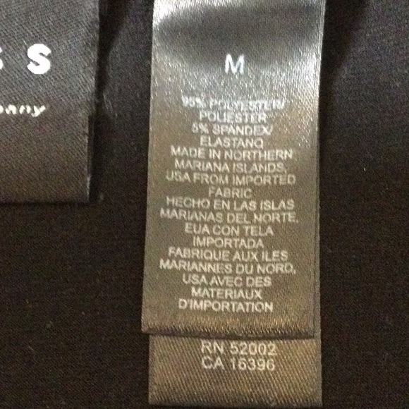 M Axcess black A-line panel stretch skirt - Picture 11 of 12